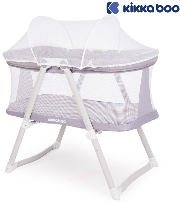 Kikka Boo - Berço Mom and Me Gris melange