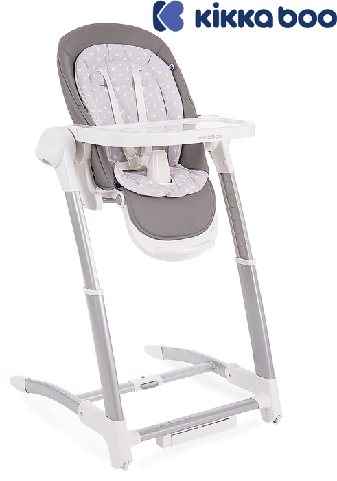 Kikka Boo - Cadeira da papa Prima 3 in 1 Grey