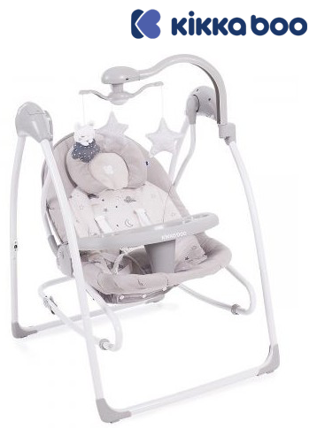 Kikka Boo - Espreguiçadeira e Baloiço Mia Stella 2 in 1 Grey
