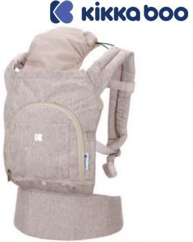 Kikka Boo - Portabebés Hoody Bege