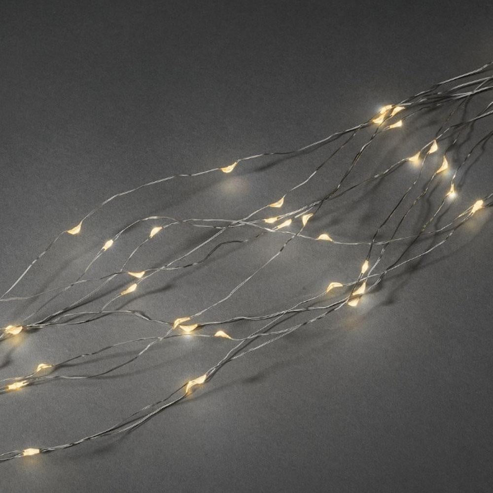 Luzes de Natal 300 LED branco quente 30 m