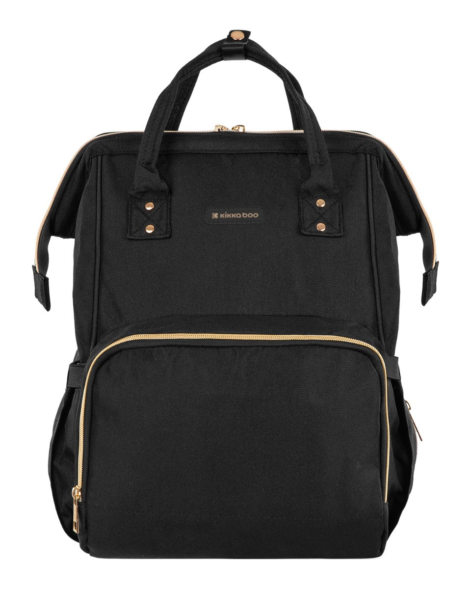 Bolsa de Maternidade Siena Preta e Dourada