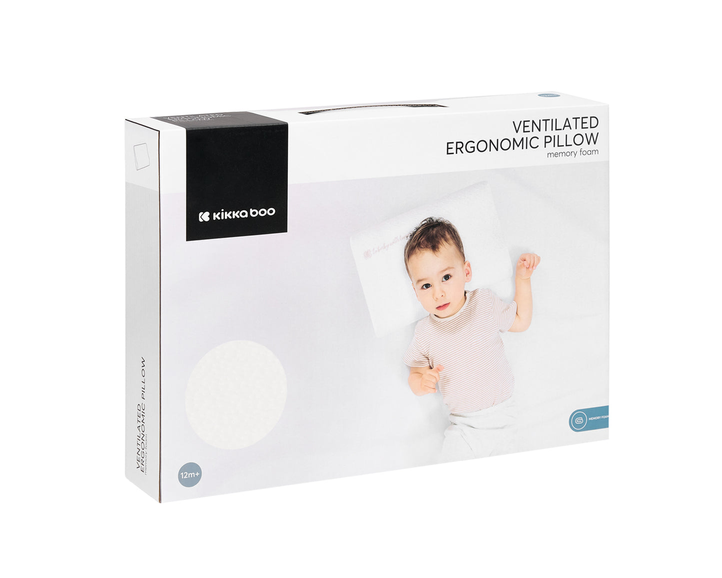 Almofada ergonómico de espuma viscoelástica ventilada Airknit White
