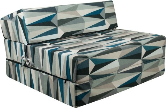 Colchão dobrável 200 x 90 x 15 cm com capa lavável