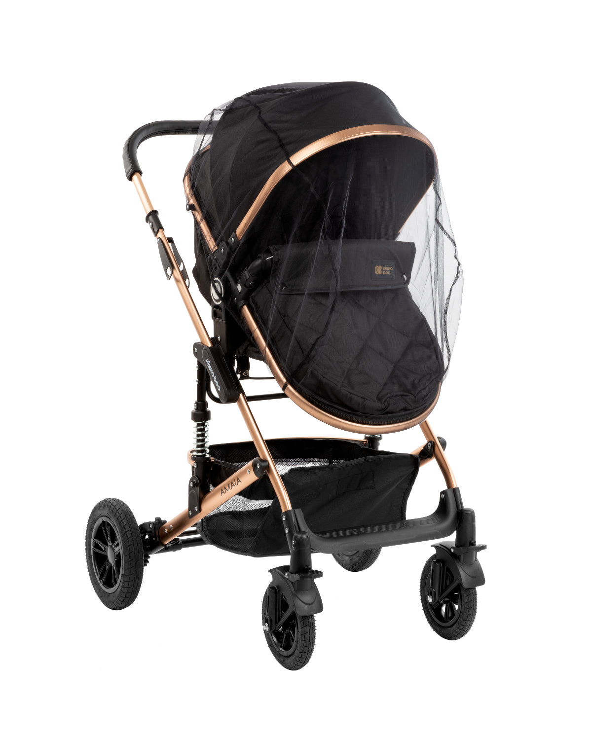 Mosquiteiro para carrinho de bebé (Black) Kikkaboo