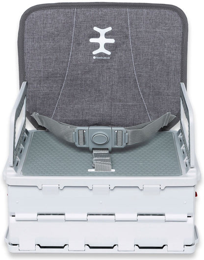 Nikidom - Cadeira portátil Flat Pack Portable Booster Heather Grey