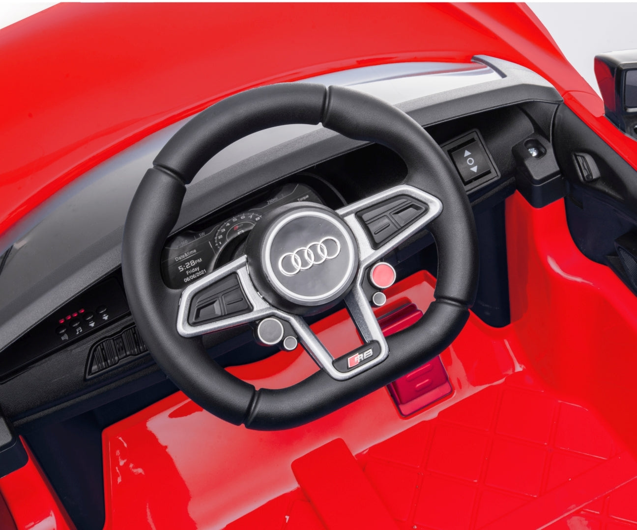 Veículo A Bateria Audi R8 Spyder Vermelho Milly Mally
