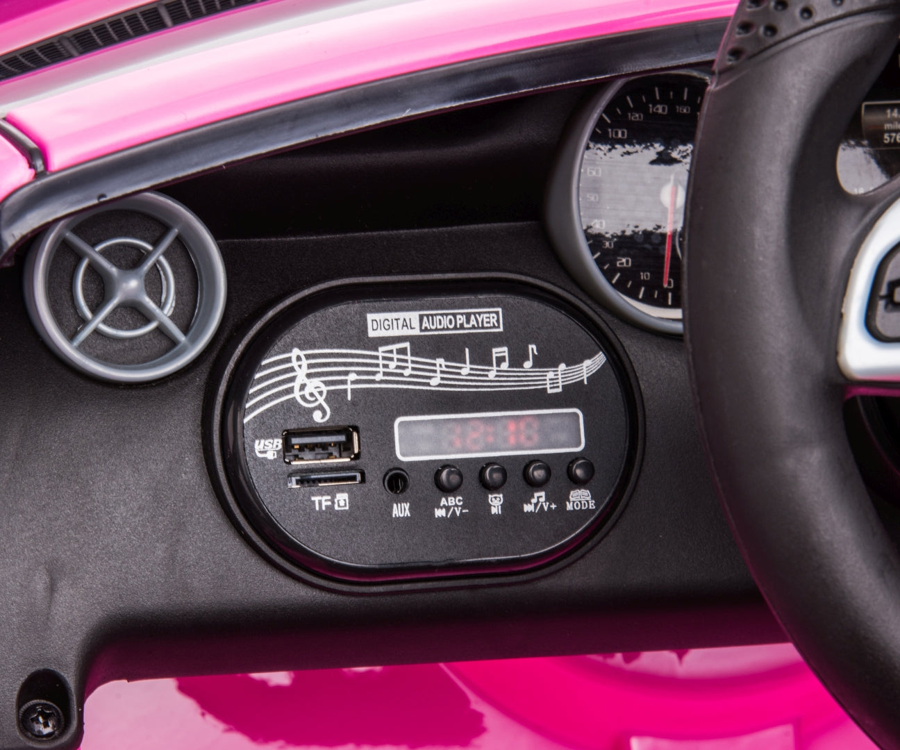 Ride-on Mercedes-Benz Slc Cor-De-Rosa Veículo A Pilhas Milly Mally