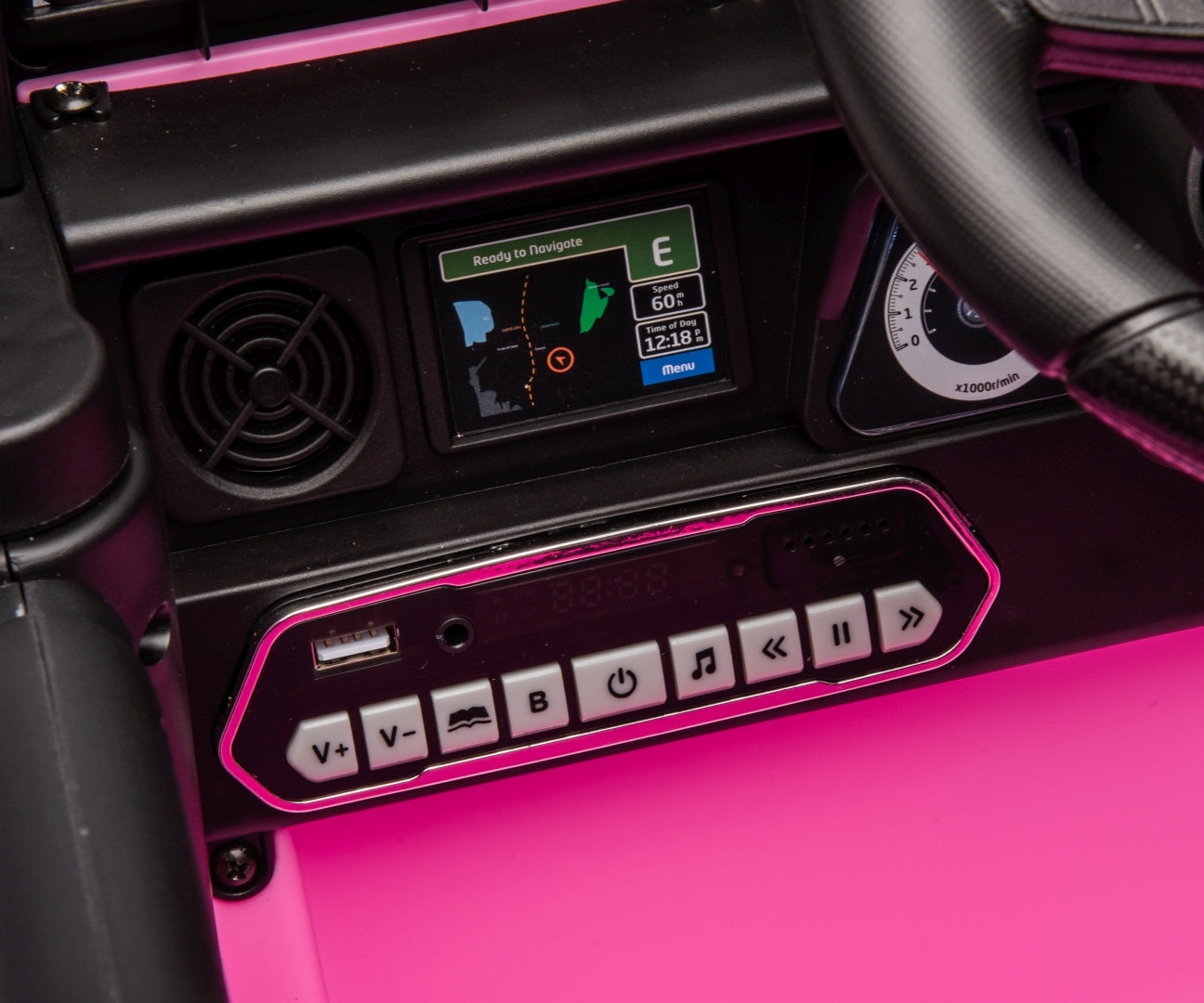 Veículo A Pilhas Toyota Fj Cruiser Rosa Milly Mally