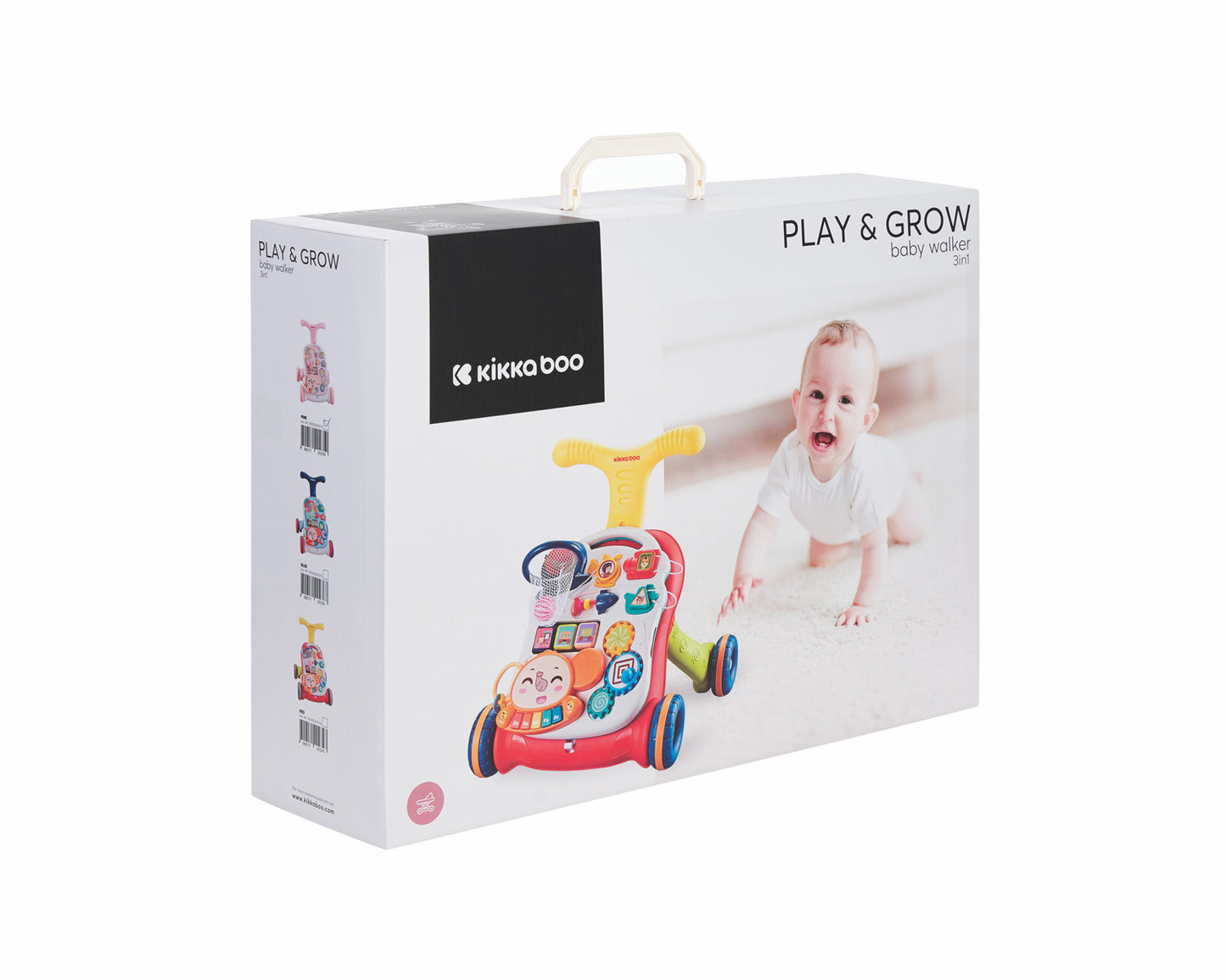 Andador 3 em 1 Play & Grow Rosa