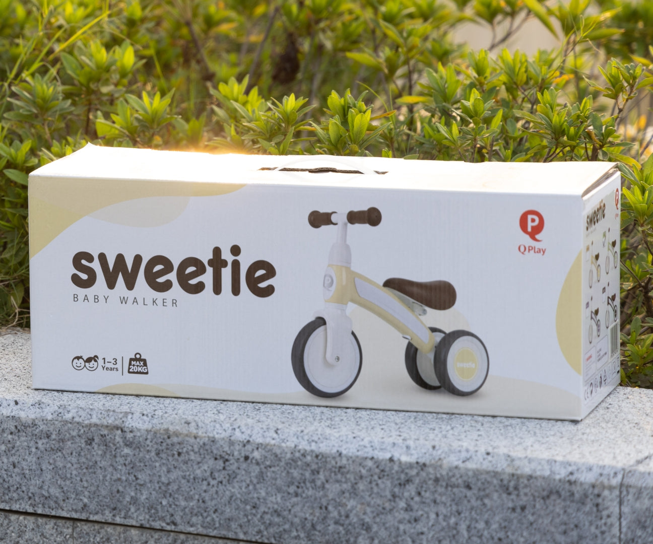 A minha primeira Bicicleta Sweetie Dark Grey Qplay