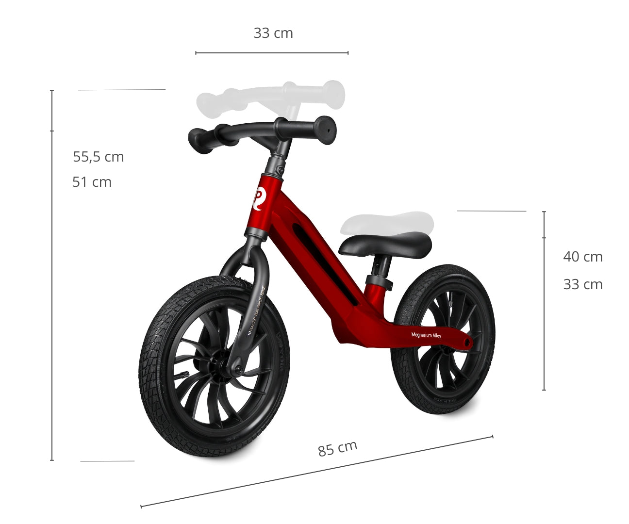 Bicicleta Racer New Red Qplay