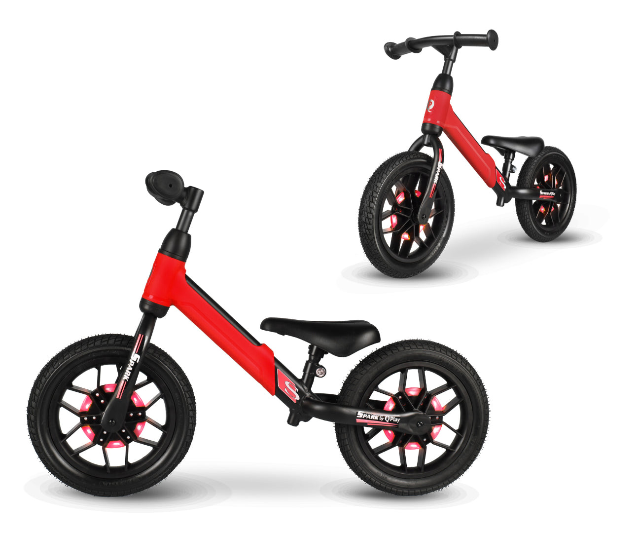 Bicicleta de equilíbrio Spark Vermelho Qplay