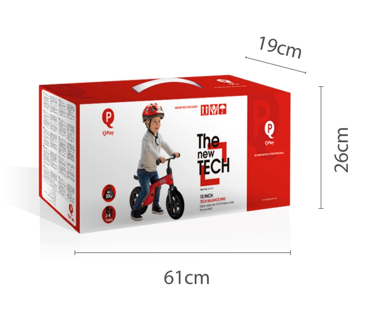 Bicicleta De Cross-Country Tech Red Qplay