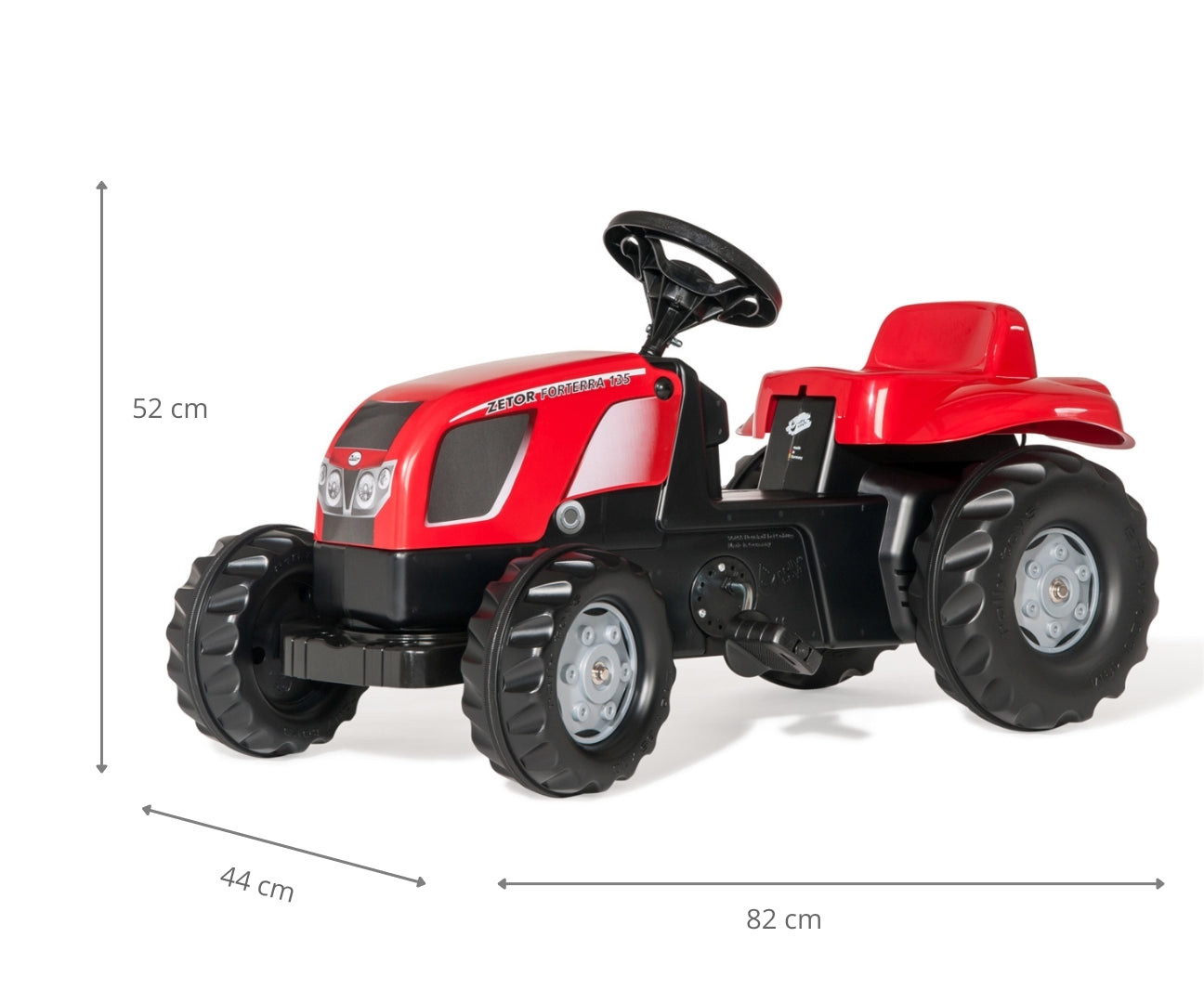 Trator Kart A Pedais Zetor Rolly Toys
