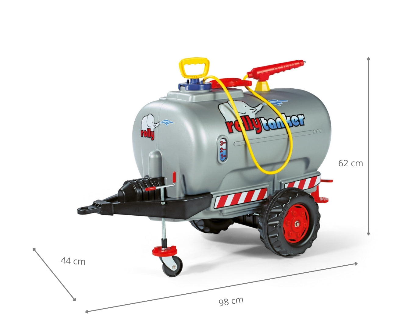 Cisterna Com Bomba E Feno Cinzento 1 Eixo Rolly Toys