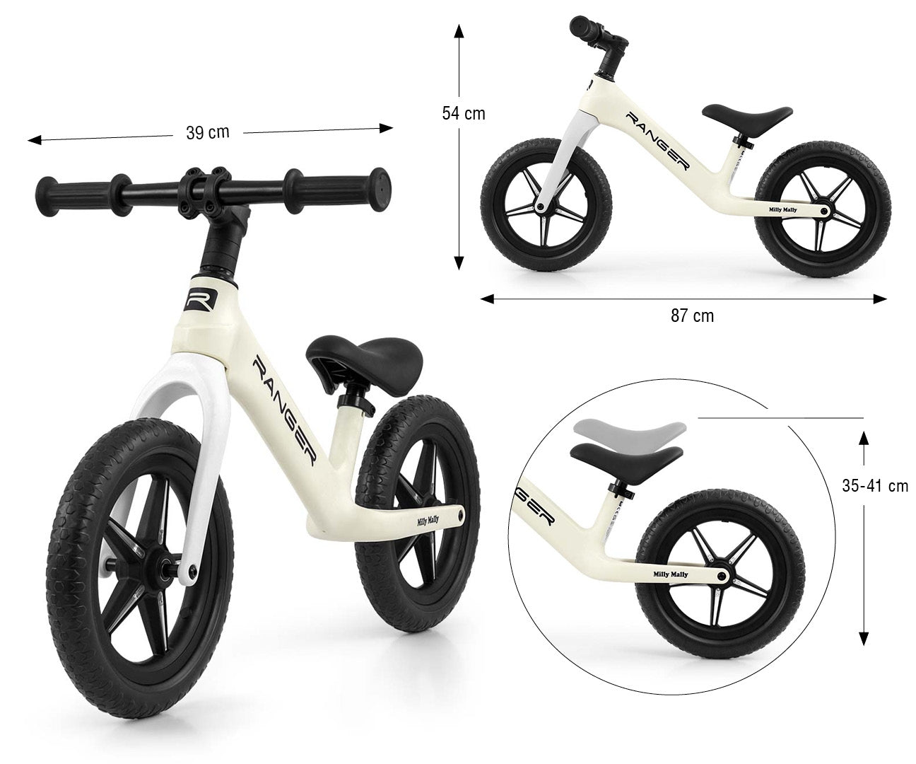Bicicleta De Cross-Country Ranger Flash Branco Milly Mally