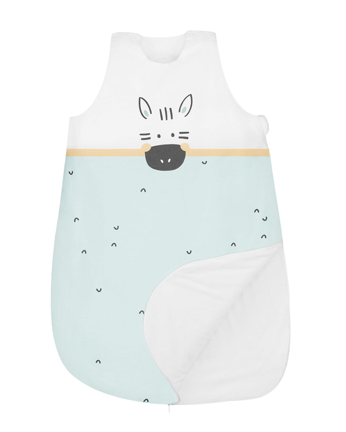 Saco-cama de inverno Stripy Friends 0-6m Kikkaboo