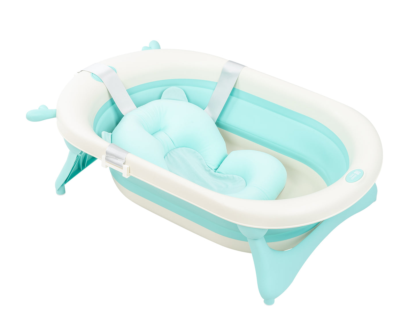 Suporte suave de banho Bear Menta Kikkaboo