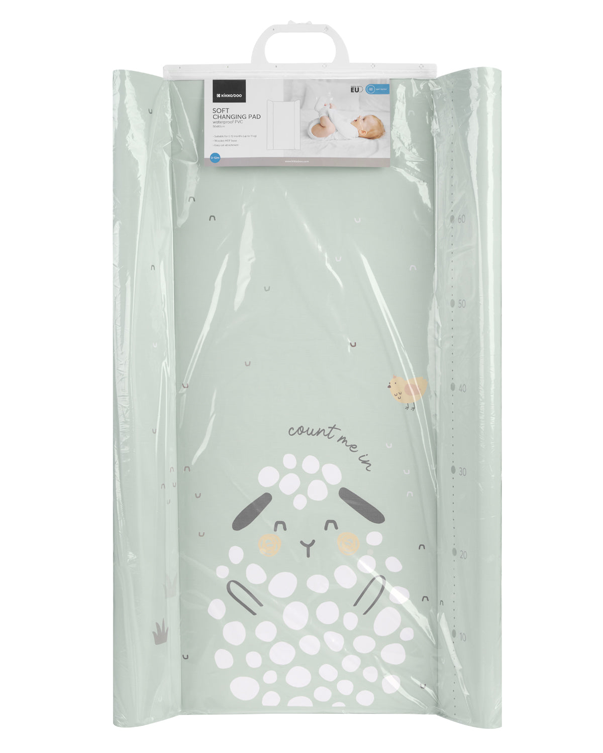 Muda Fraldas Sleepy Sheep 50x80cm PVC macio Kikkaboo