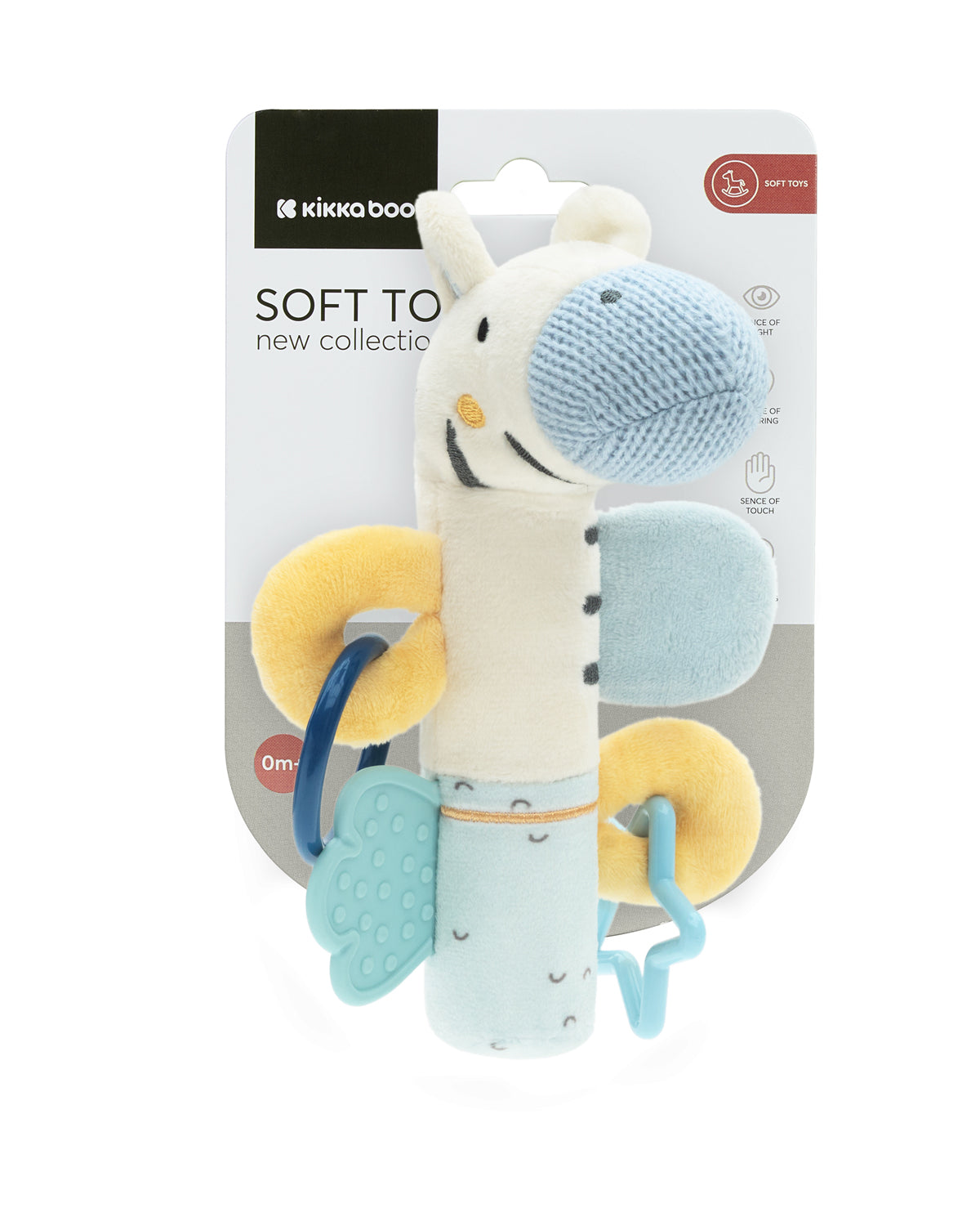 Chocalho multissensorial Stripy Friends