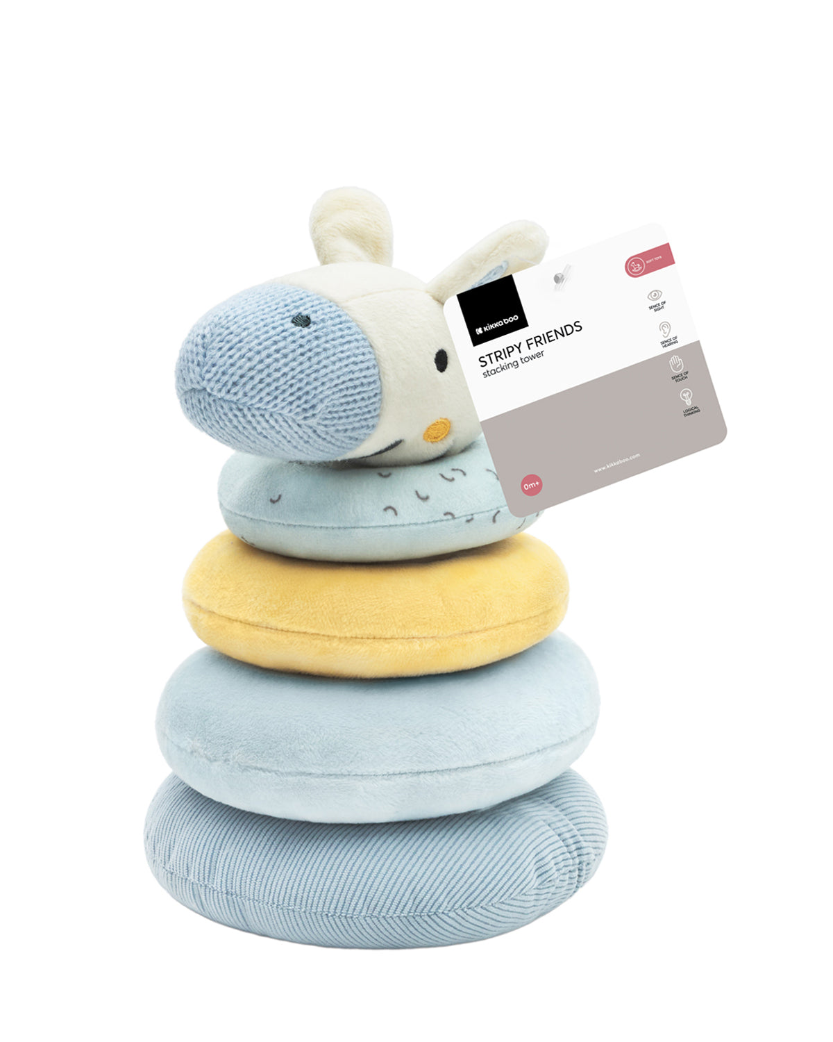 Torre Empilhável de peluches Stripy Friends