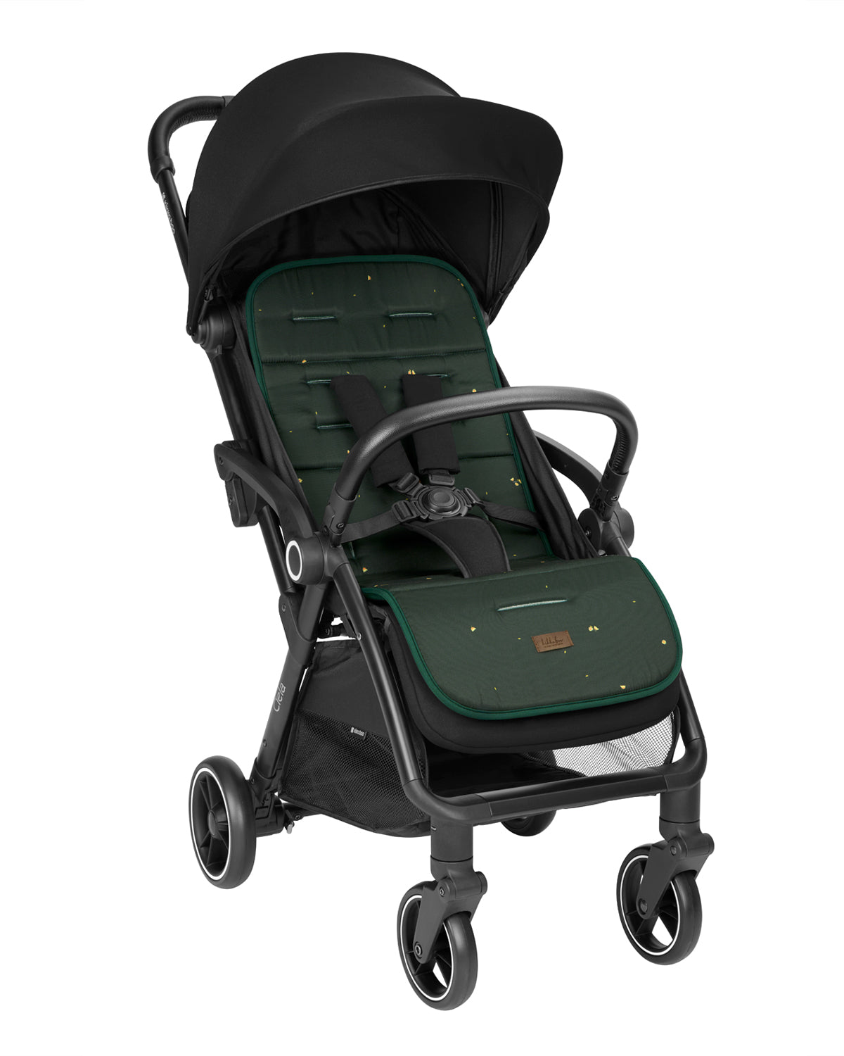 Colchão para carrinho Secret Garden verde escuro