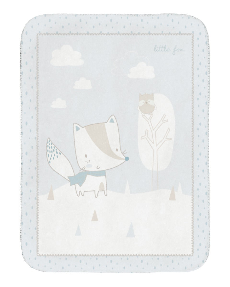 Manta para bebé super macia 110/140 cm Little Fox