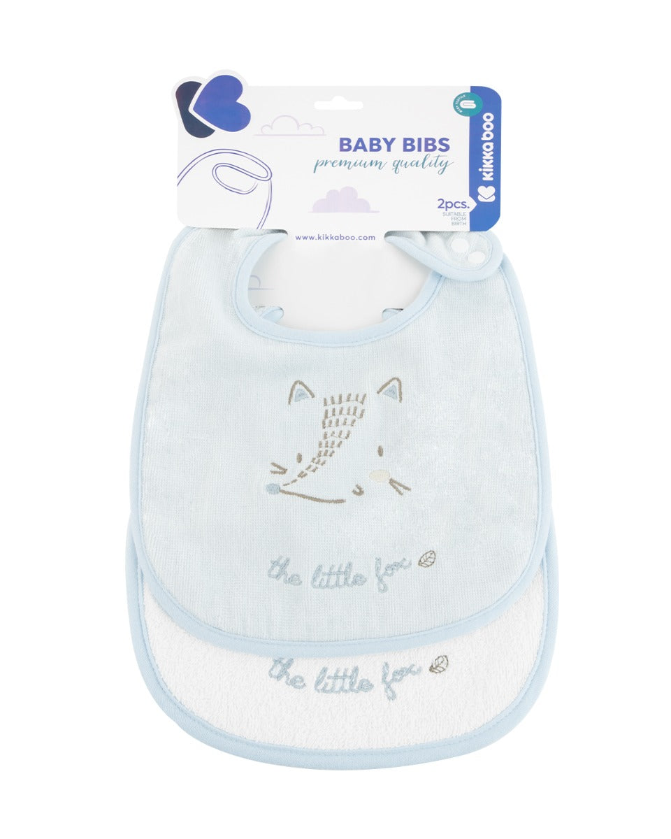 Conjunto de 2 babetes em tecido turco Little Fox