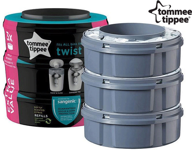 Tommee Tippee - Bobine de substituição Twist & Click x 3