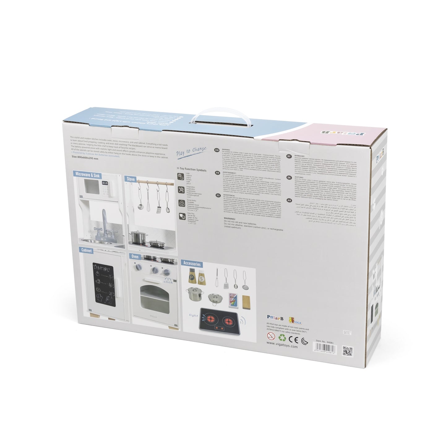 Cozinha Com Quadro Negro Branco Viga