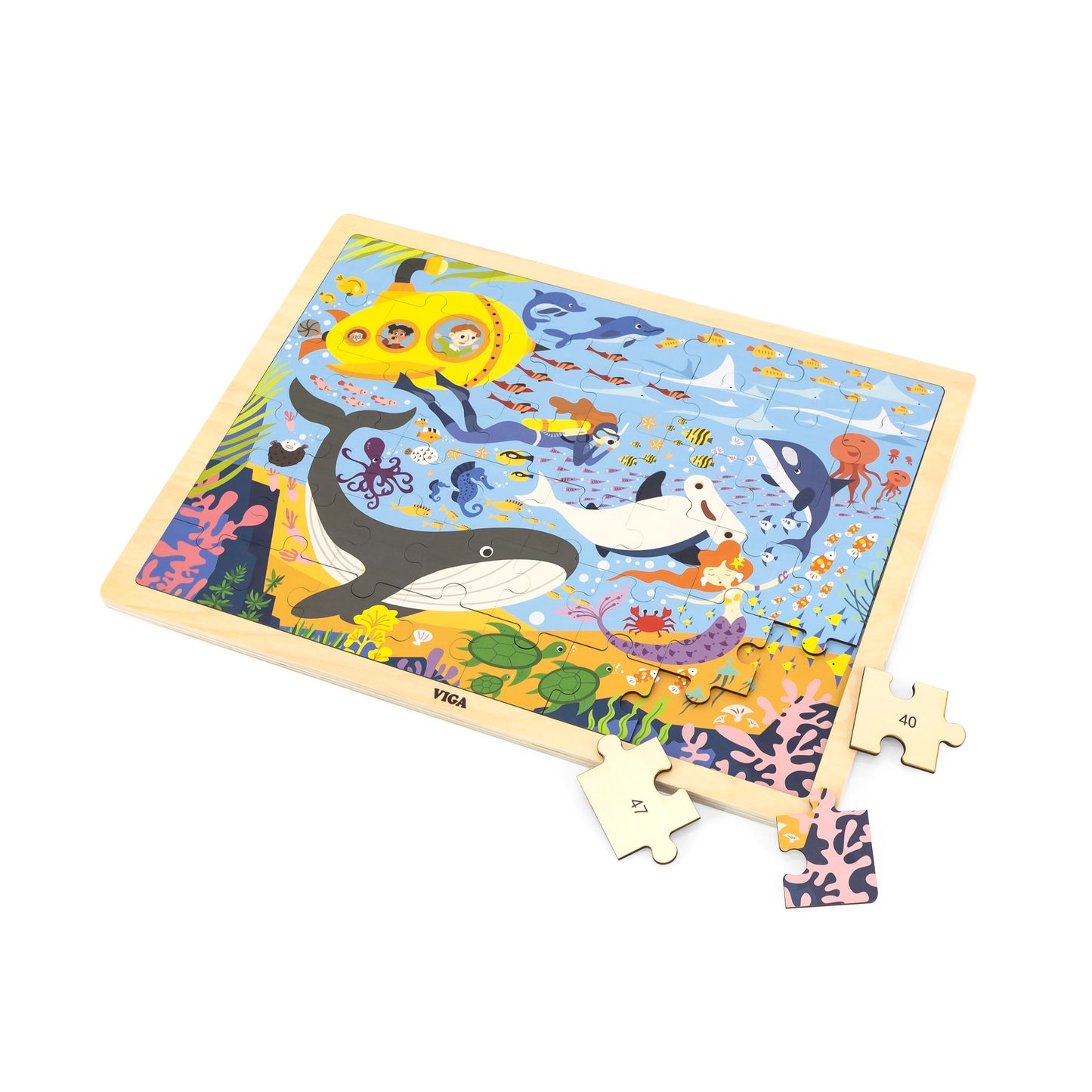 Puzzles Num Tabuleiro De Base 48 Elementos Aprendemos Sobre O Mar E Os Seus Habitantes Viga