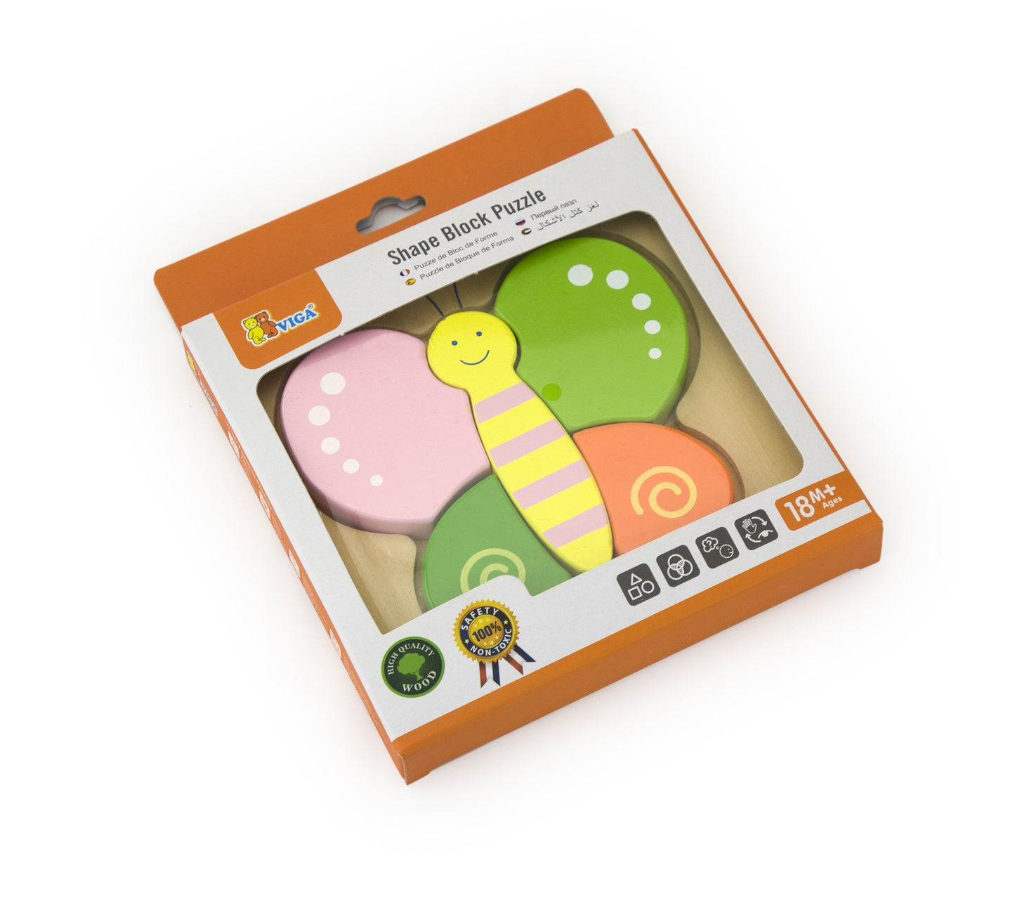 Puzzle De Blocos Borboleta Viga