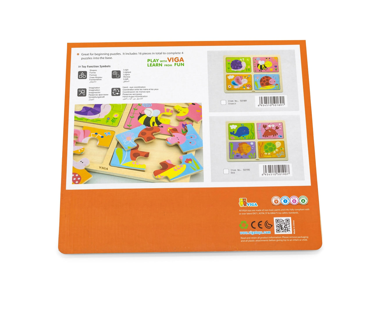 Puzzles On A Pad 4In1 Mar Viga