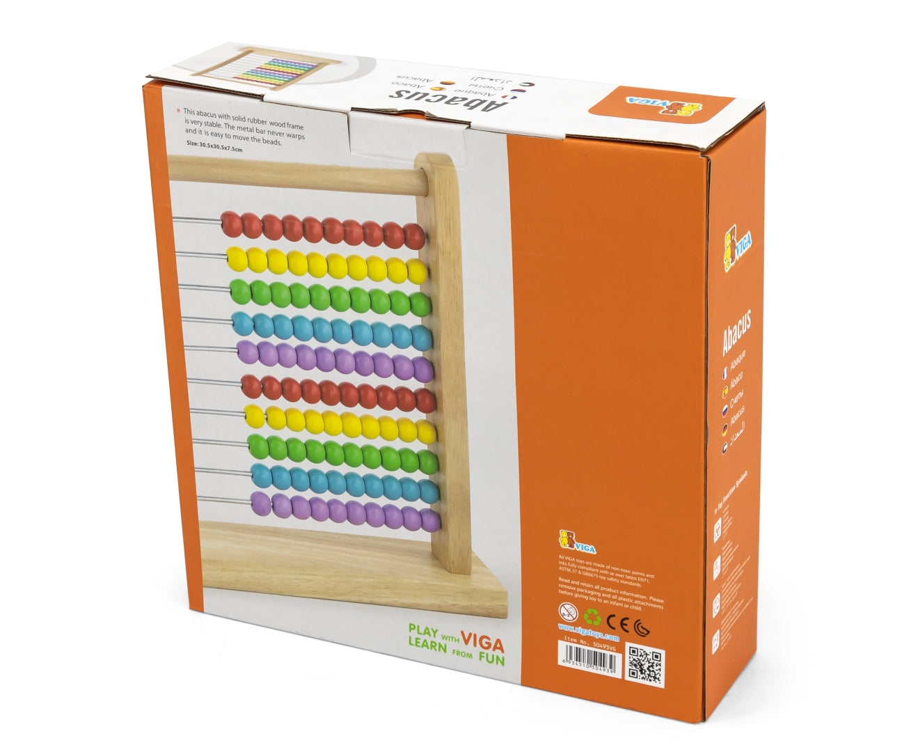 Ábaco de madeira Viga