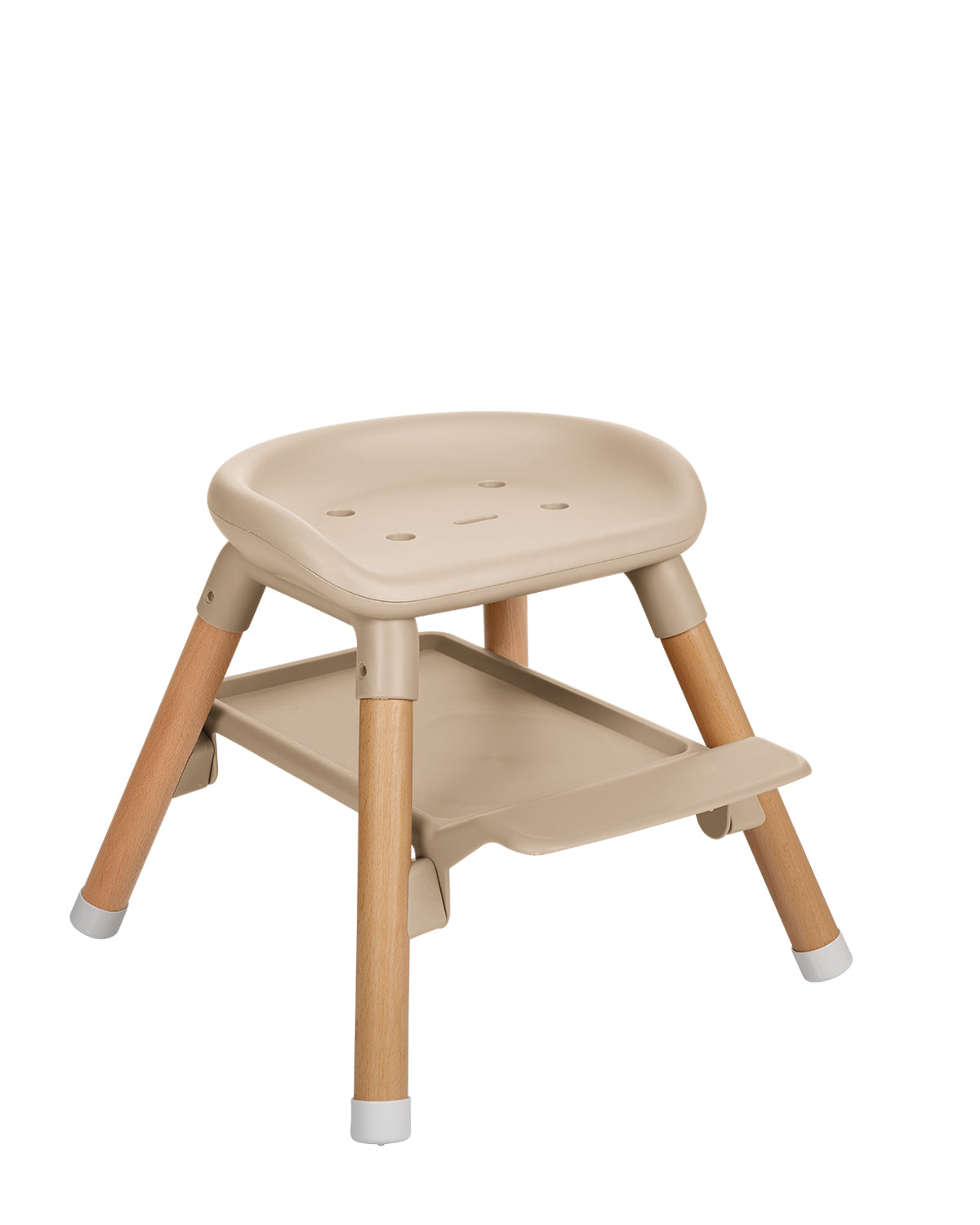 Cadeira de refeição 2 em 1 Woody Bege Kikkaboo