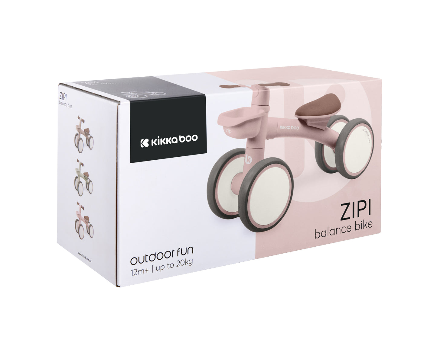 Zipi Pink Ride-On Kikkaboo