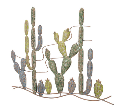 Painel em Ferro Cactus -B- Cm 90x2,5x64