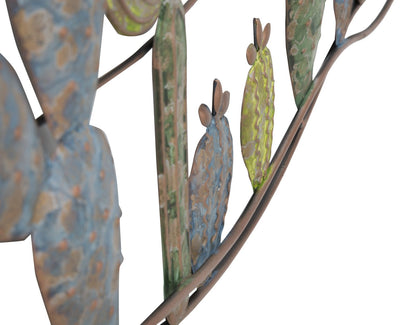 Painel em Ferro Cactus -B- Cm 90x2,5x64