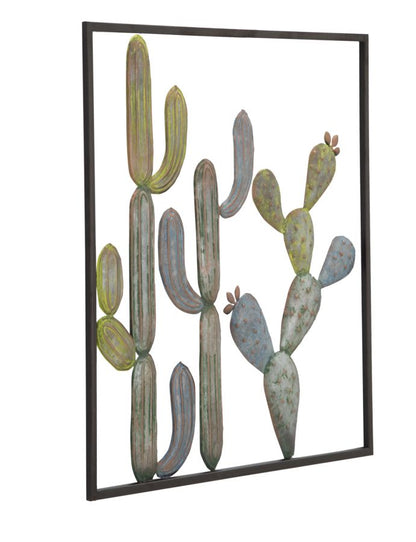 Painel em Ferro Cactus-Frame -C- Cm 50x1,3x50
