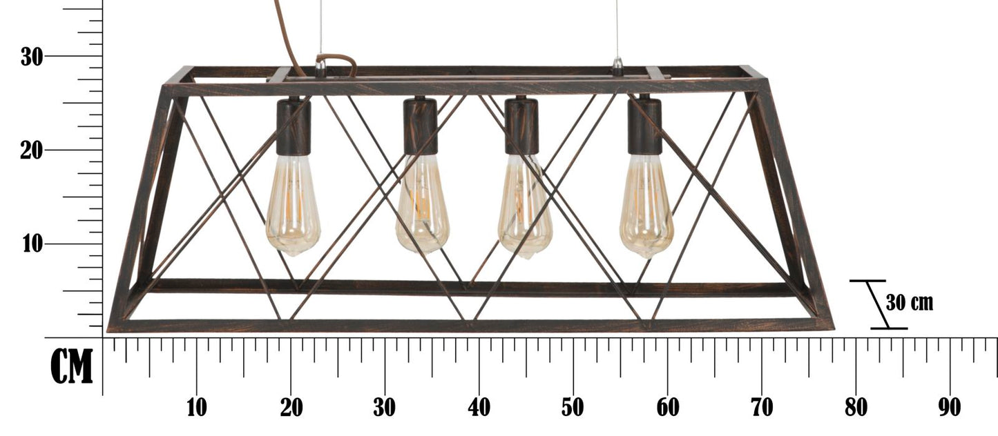 Candeeiro de Teto Industry Cm 78x30x26,5