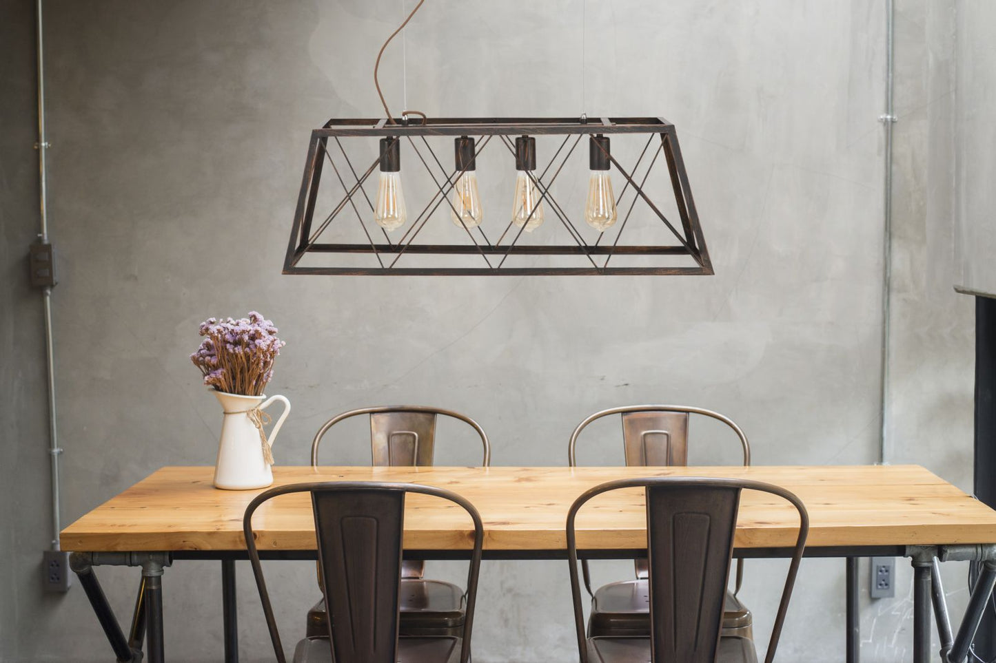 Candeeiro de Teto Industry Cm 78x30x26,5