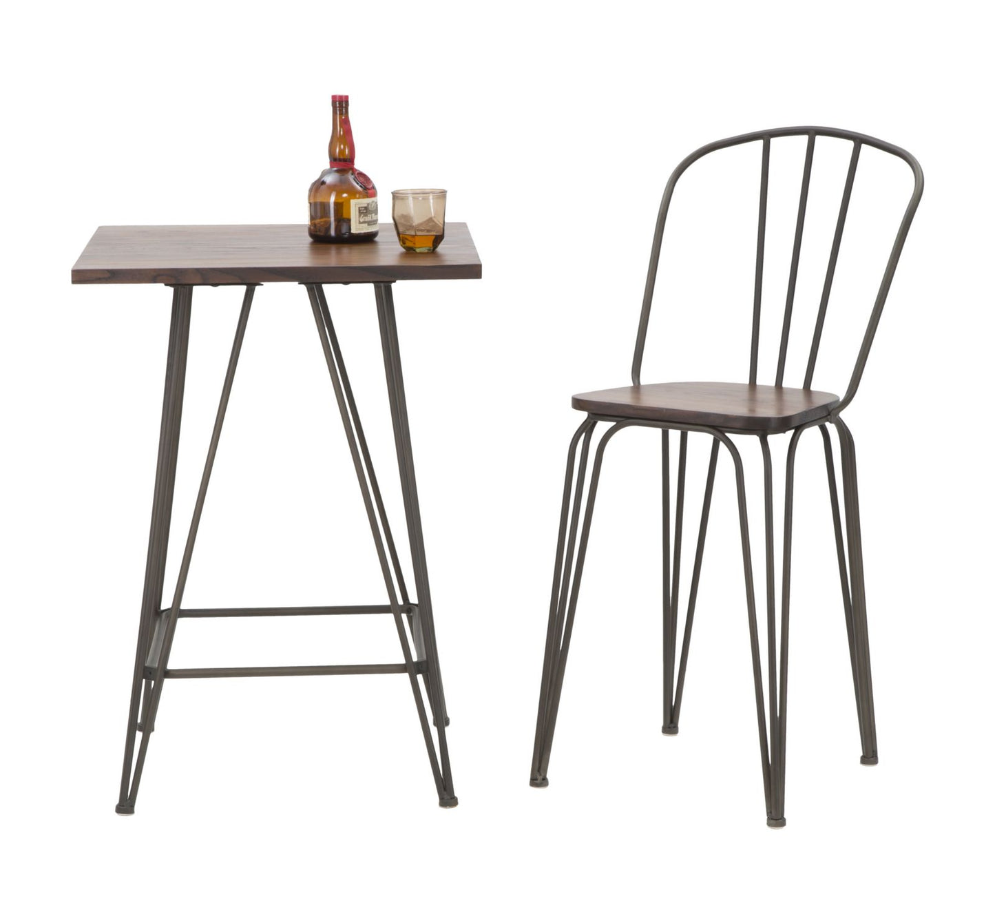 Cadeira Bar Harlem 54x45x102 Conjunto 2pz (altezza Seduta Cm 61)