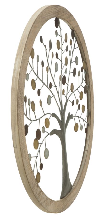 Painel de Parede Árvore da Vida Mirror Cm ø 61x1,8