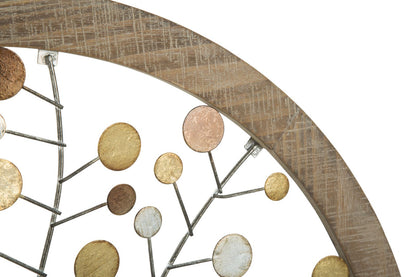 Painel de Parede Árvore da Vida Mirror Cm ø 61x1,8