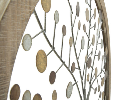 Painel de Parede Árvore da Vida Mirror Cm ø 61x1,8