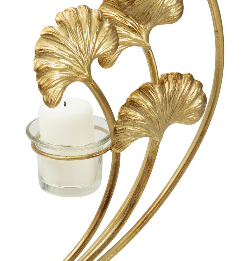 Porta velas Glam Iris Cm 50x12x55