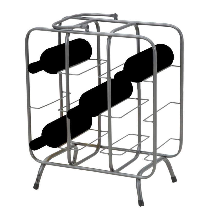 Porta garrafas Quadrato (9 lugares) Cm 40x23x47,5