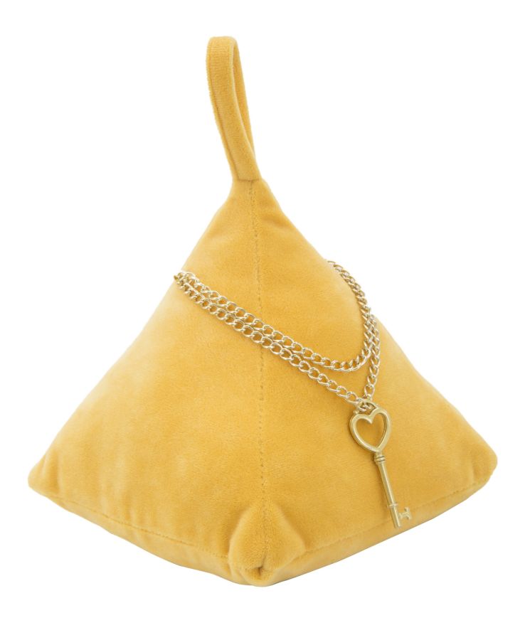 Porta colares  Triangle Arancione Cm 14x14x20