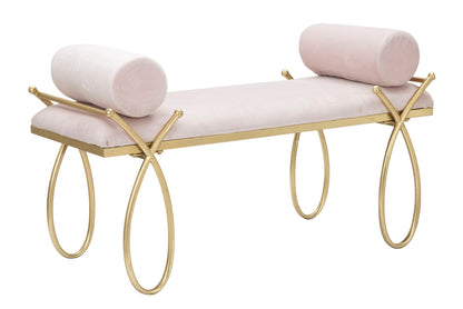 Banco Ribbon Rosa Cm 112,5x49x53